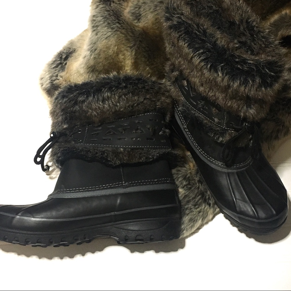 KHOMBU | Fur Lined Winter Snow Boot Nola